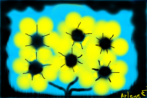 sunflower-blue