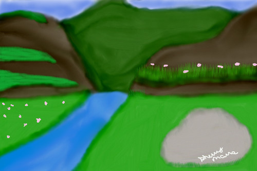 hills with grass by sherrybaby