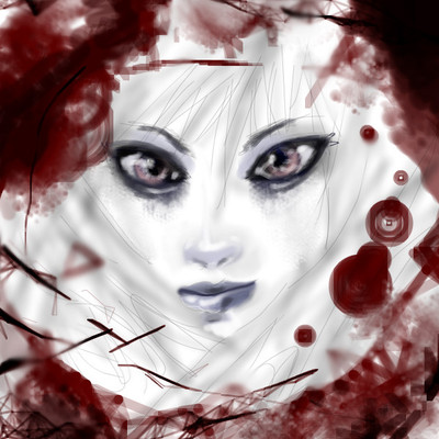 blood and girl by darkcla