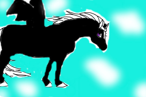 Color Me!   Horse (colored) by FionaMinrow