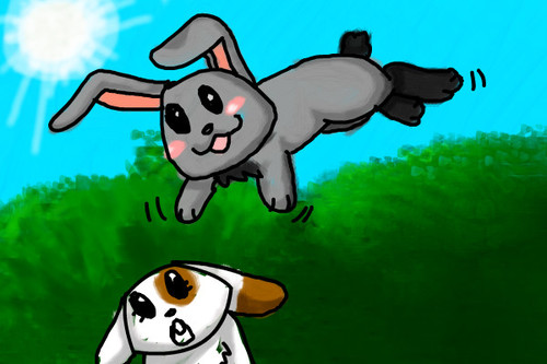 Chibi Bunnies!!! by AnimeHusky