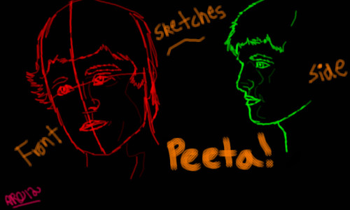 PEETA SKETCHES by roses56