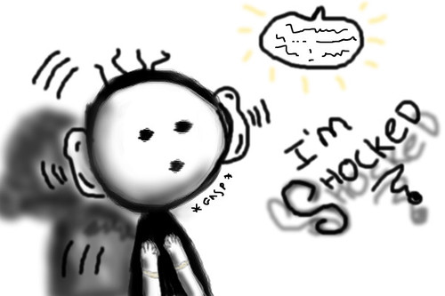 Im Shocked Cartoon by Celestialandstars