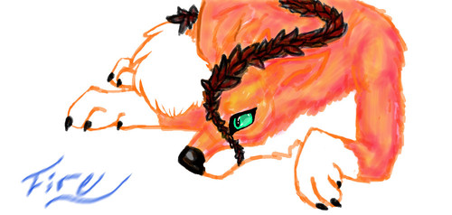 Fire my fursona by Firestar