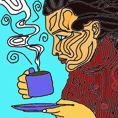 cup of coffee by selftaughtartist