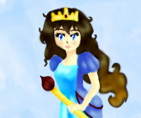 Crowned Princess by oceanazoe