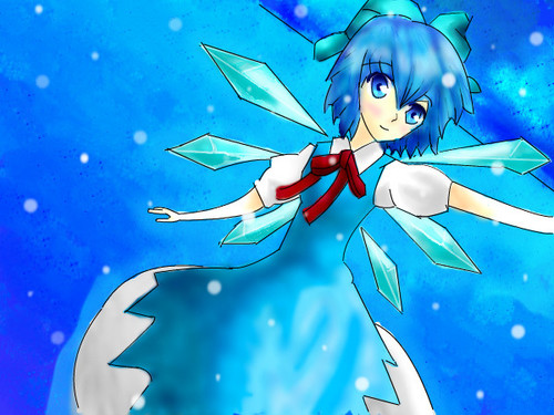Cirno The Ice Fairy by oceanazoe