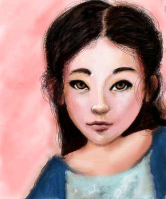 little curly girl by darkcla