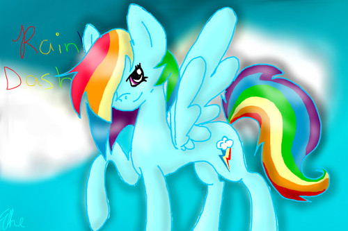 rainbow dash by emmakamerer