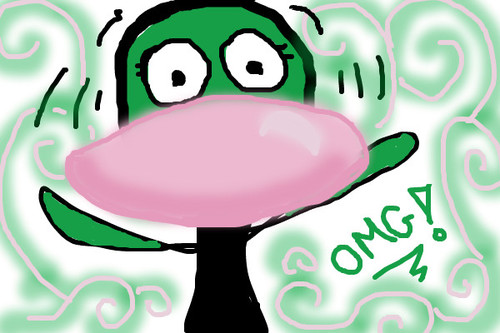 Bubblegum Alien by Celestialandstars