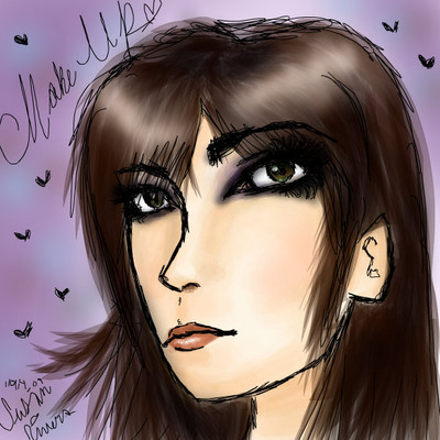 Make Up colored by artfreaksue