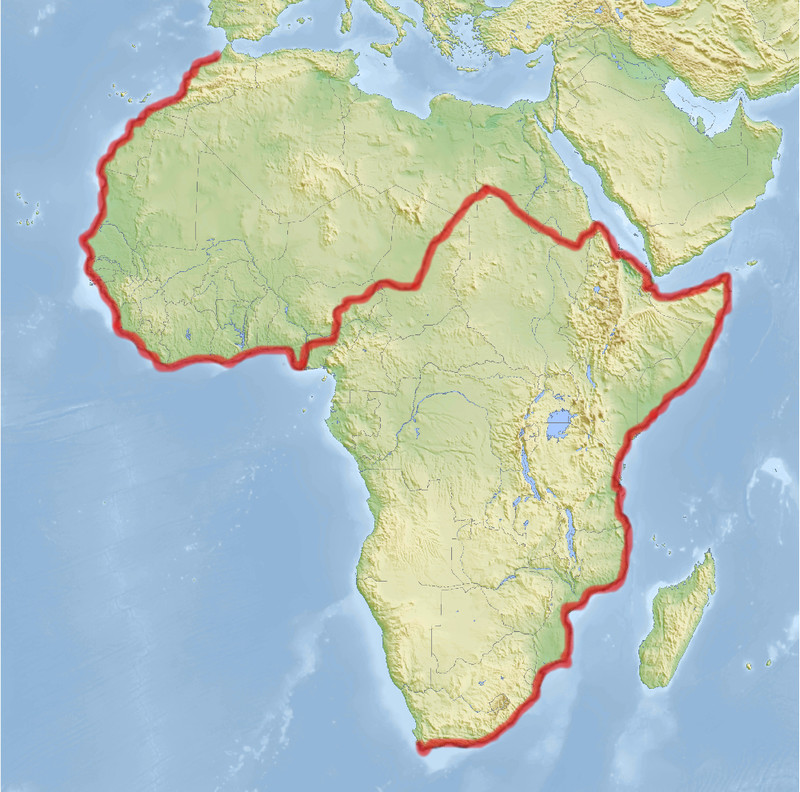 topographicmapofafrica