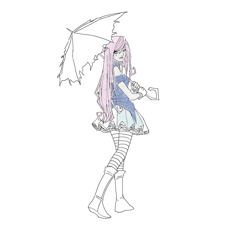 color-anime-girl
