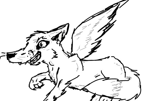 wolf-scetch