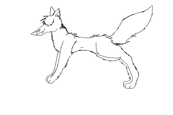 fox-lineart