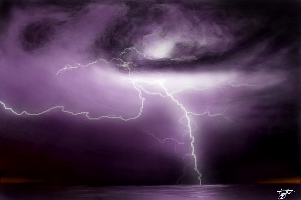 purple-lightning
