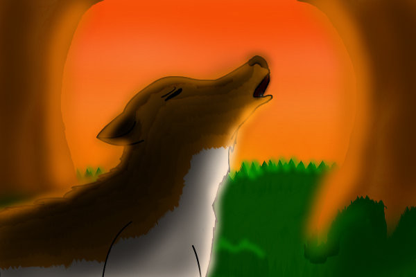 howling-wolf-in-the-su