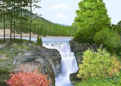 waterfall