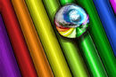 ponkey-i threw a marble an a rainbow
