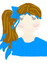 blue girl
