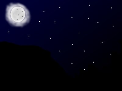 Night sky ← a landscape Speedpaint drawing by Eastcoastg - Queeky