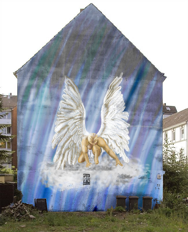 Angel Graffiti ← a graffiti Speedpaint drawing by Kutedymples Queeky